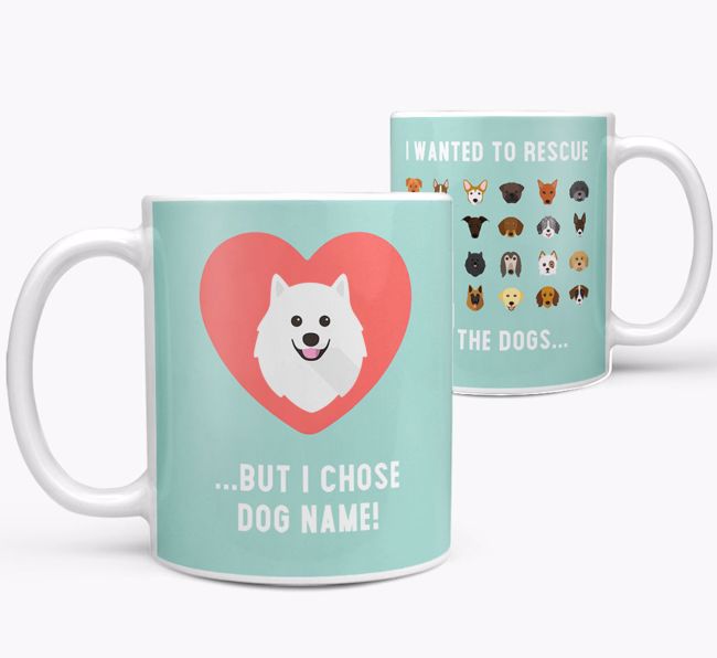 'Rescue All The Dogs' - Personalised {breedFullName} Mug